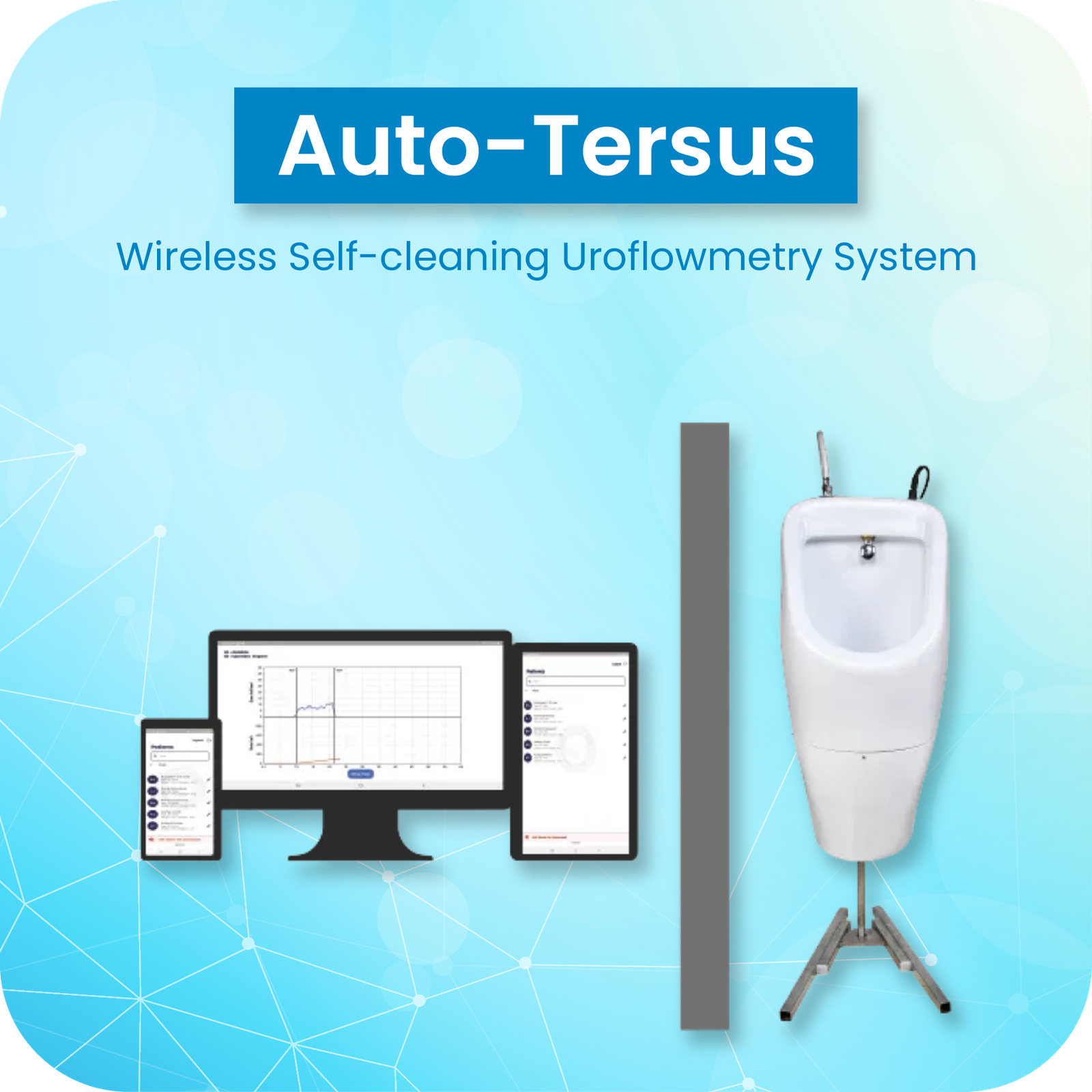 Auto Tersus Wireless Self Cleaning Uroflowmeter