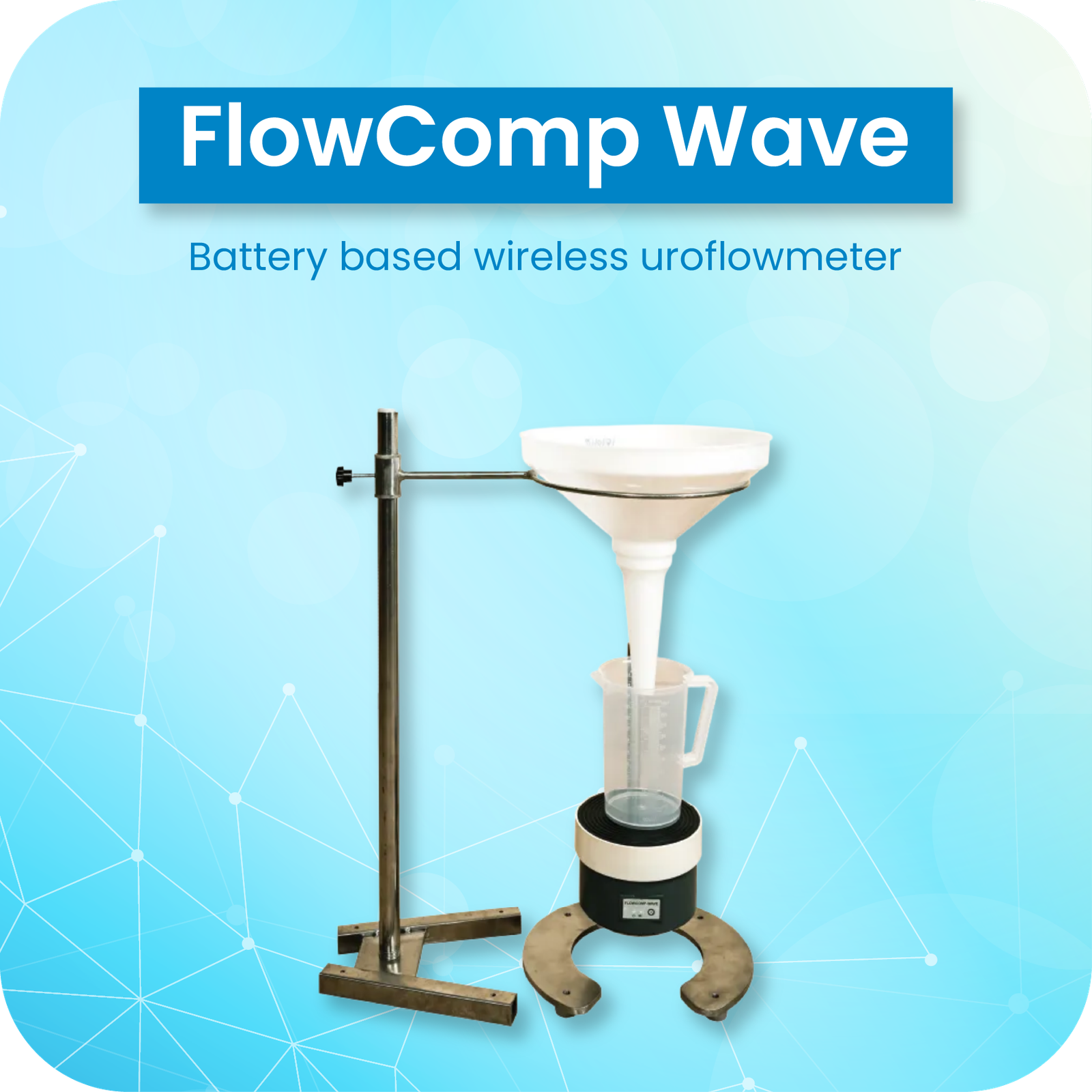 Flowcomp Wave Battery Based Wireless Uroflowmeter